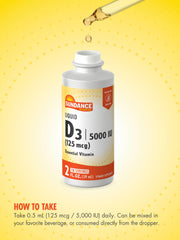 2 oz bottle of Sundance D3 liquid drops