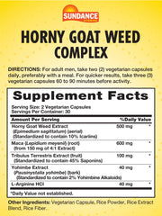 Ingredients highlight: Maca, Tribulus Terrestris and L-Arginine