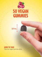 Vegan, non-GMO, gluten-free product badges on packaging