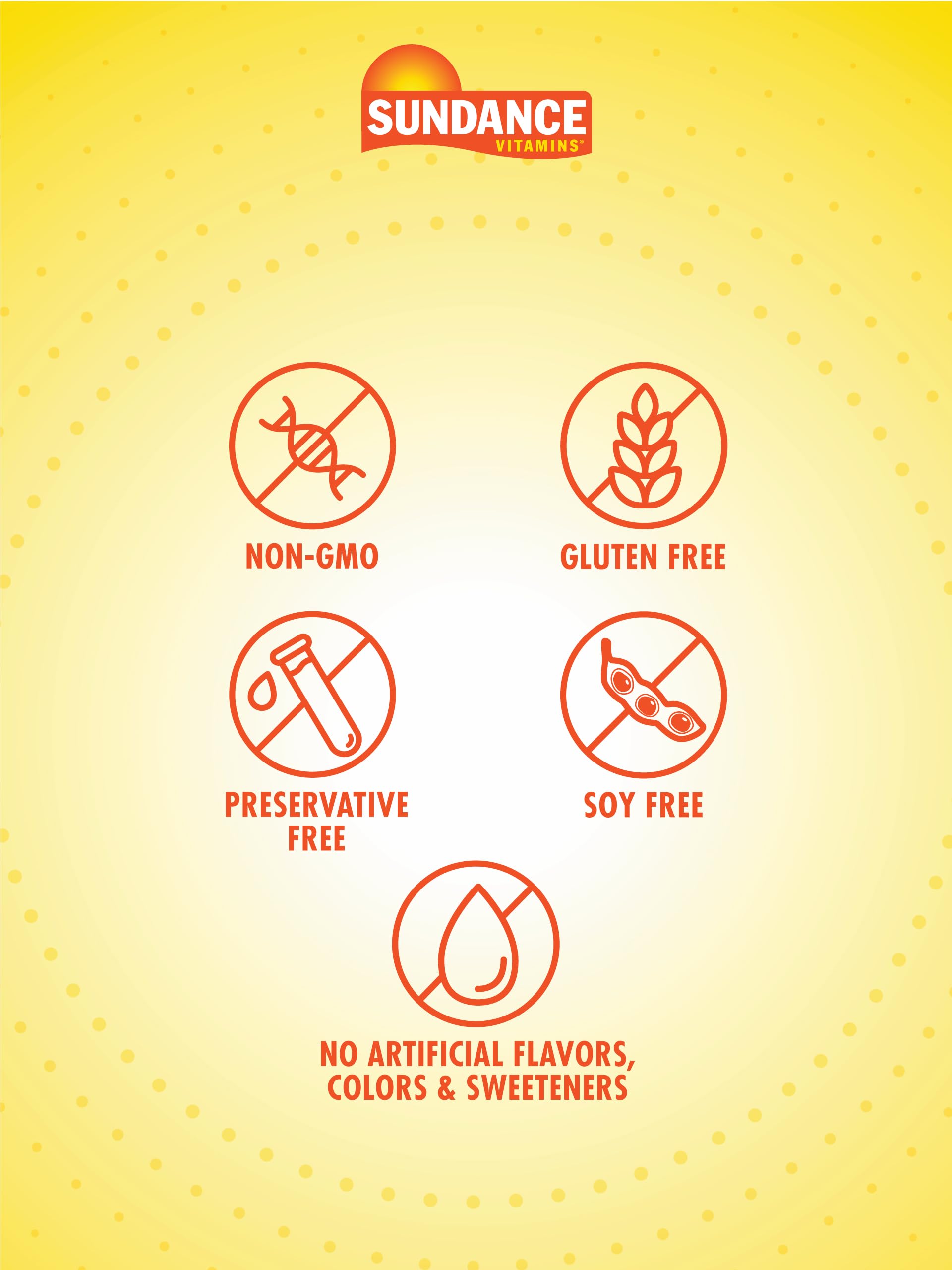 Back label details of Sundance Probiotic-14 Complex