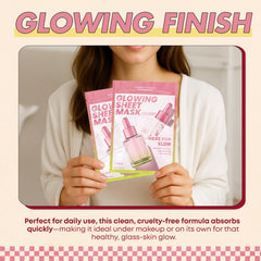 Sunday Essence Collagen Mask close-up hydration reveals supple, refreshed skin.