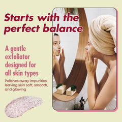 Sunday Essence face scrub Korean skincare-inspired design supports balanced, radiant skin.