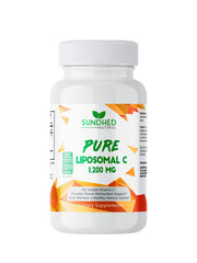 Sundhed Liposomal Vitamin C 1200mg bottle of capsules