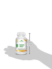 Close-up of Sundhed Natural CoQ10 capsules, 800 mg each, easy to swallow