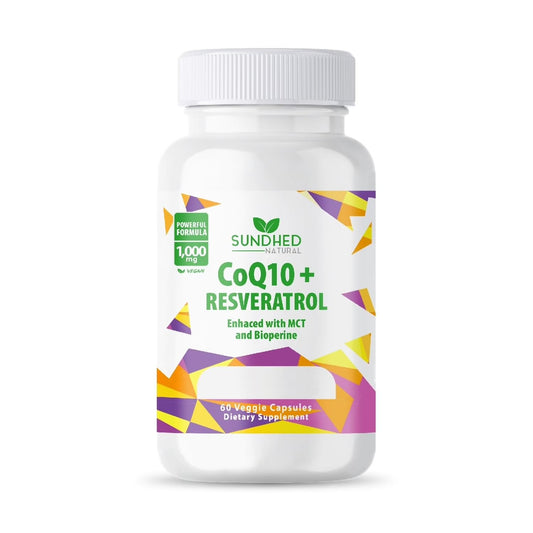 Sundhed Natural CoQ10 capsules bottle