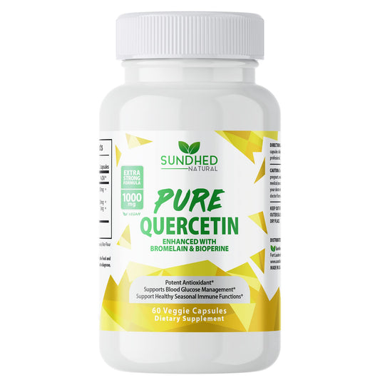 Sundhed Quercetin with Bromelain and Bioperine bottle