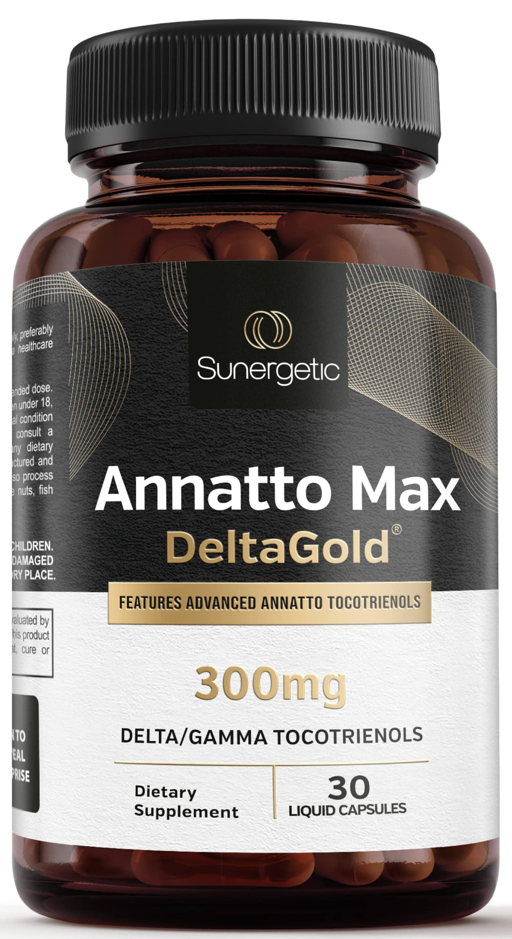 Sunergetic annatto tocotrienols 300mg bottle