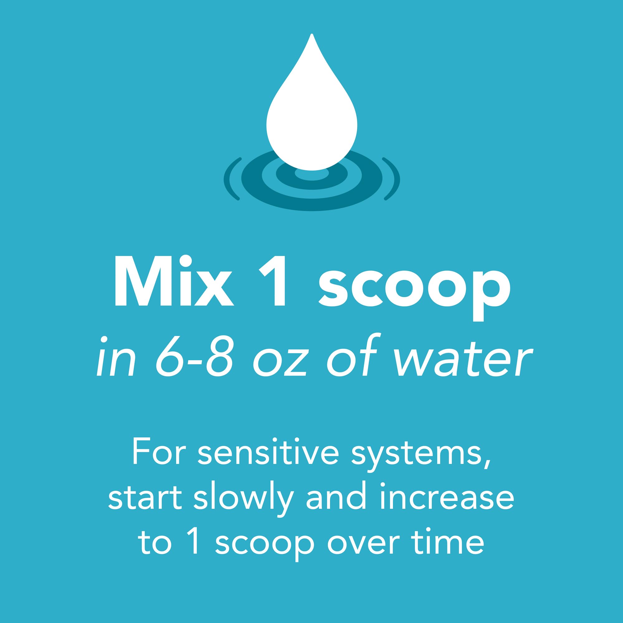 Nutrition info showing 6 g soluble fiber per serving