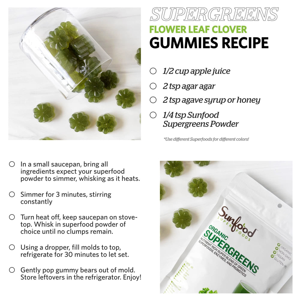 Probiotic and enzyme complex supporting gut health in Sunfood Supergreens