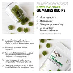 Probiotic and enzyme complex supporting gut health in Sunfood Supergreens