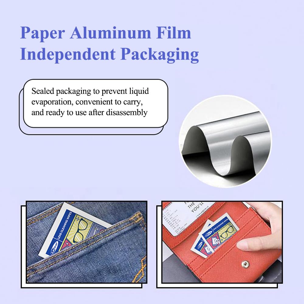 Safe cleaning wipes for coated lenses and optical screens