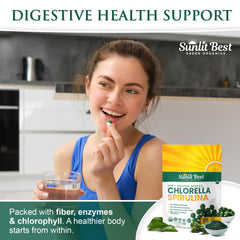 Energy support and immune health from chlorella and spirulina