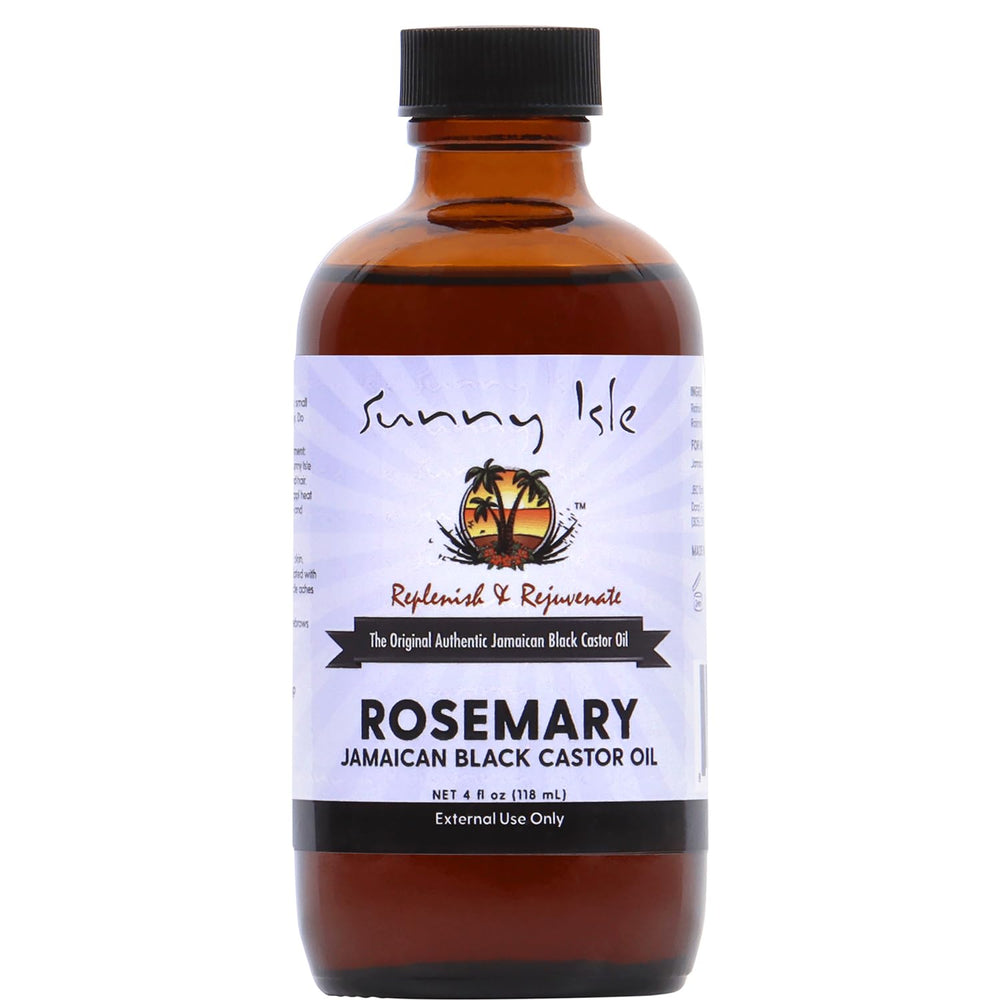 Sunny Isle Rosemary Jamaican Black Castor Oil 4oz bottle