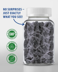 Vegetarian, non-GMO and gluten-free iron gummies packaging