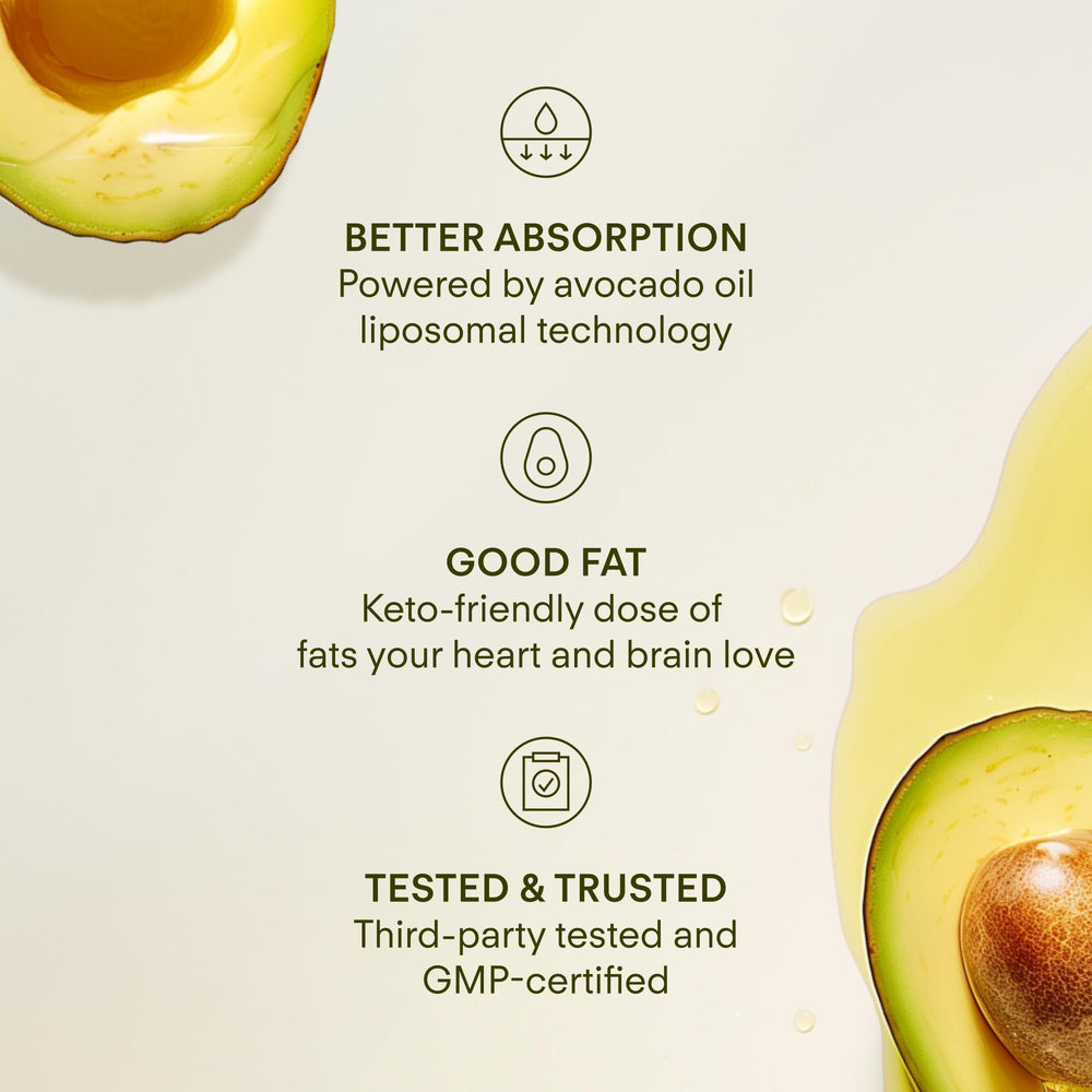 Avocado oil liposomal absorption technology in Sunny Within