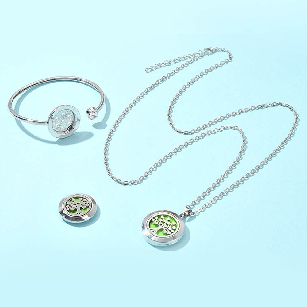 SUNNYCLUE diffuser bracelet on wrist demonstrates comfortable stainless steel wear.