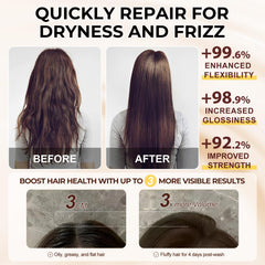 SUNOL Collagen Hair Mask with argan oil infusion nourishes and adds shine.