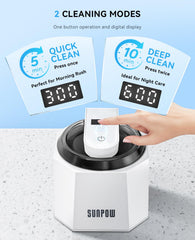 Large 220ml dental cleaning pod for dentures