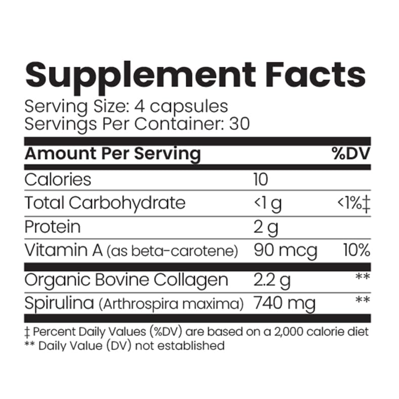 Sunshine Coast crafted supplement packaging label