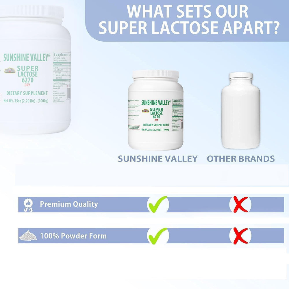 US-made lactose powder quality and reliability