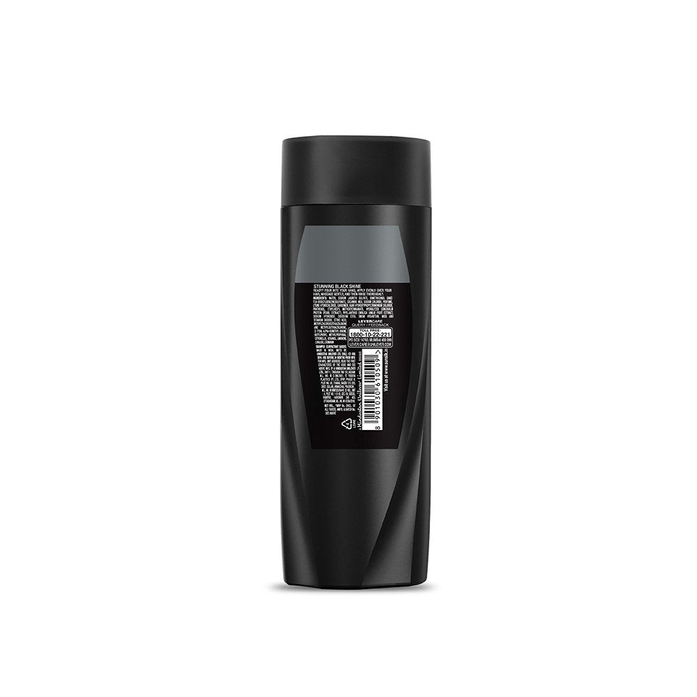 Sunsilk Stunning Black Shine lather demonstrating rich foam for cleansing