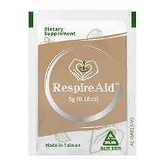 Ingredients highlighting mullein, peppermint, and thyme for RespireAid