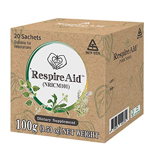 RespireAid sachets in box