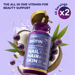 Icons showing sugar-free, GMO-free, gluten-free, and additive-free