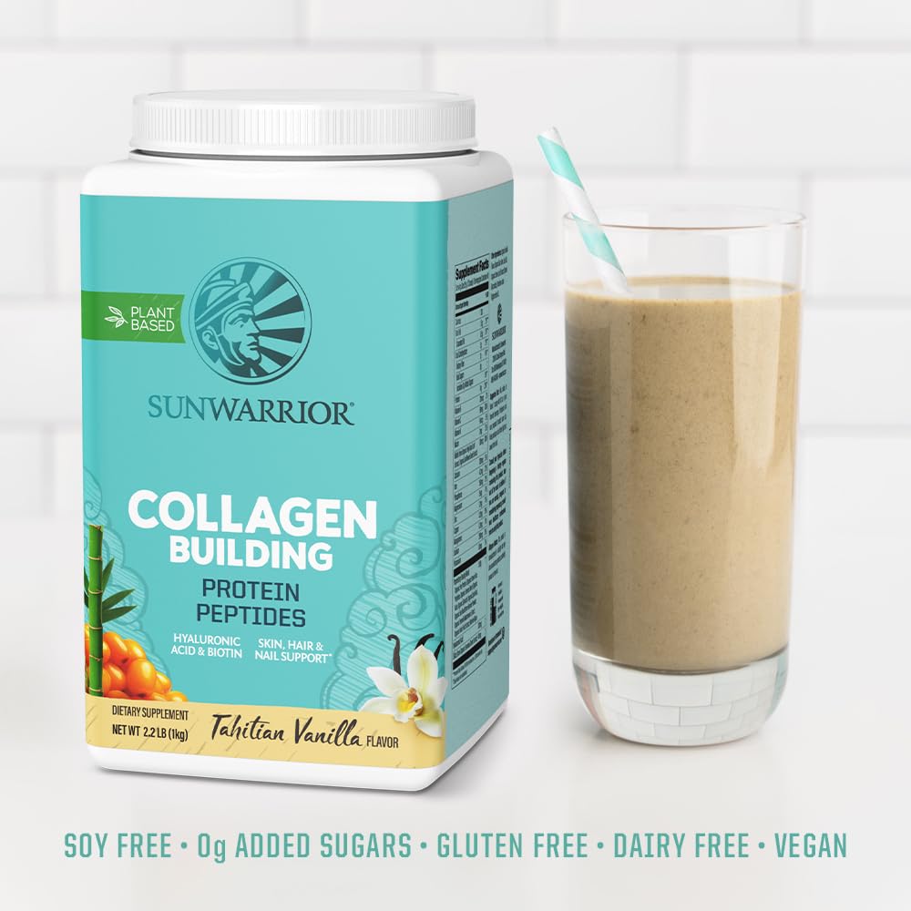 Nutrition facts for Sunwarrior Collagen Builder Powder
