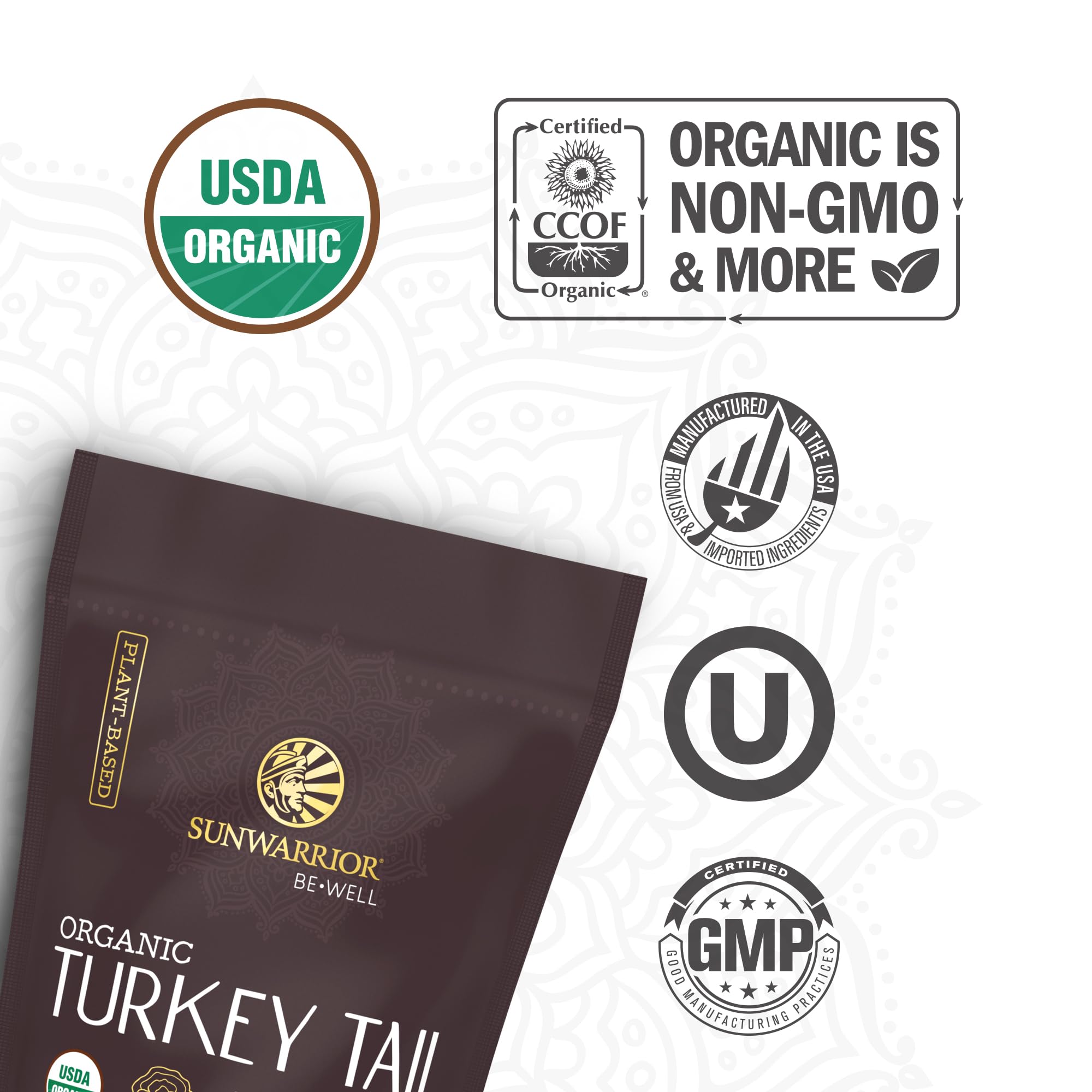 Ingredients of Sunwarrior Turkey Tail powder