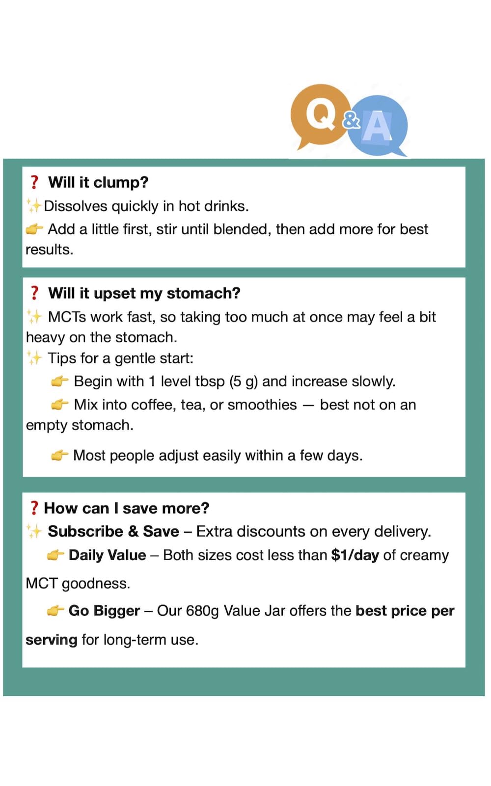 70% MCT oil powder for energy and focus
