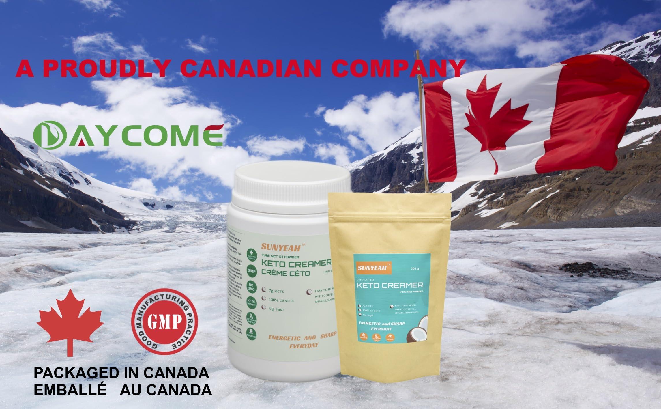 Allergen: Milk (Sodium Caseinate) in SUNYEAH MCT Powder