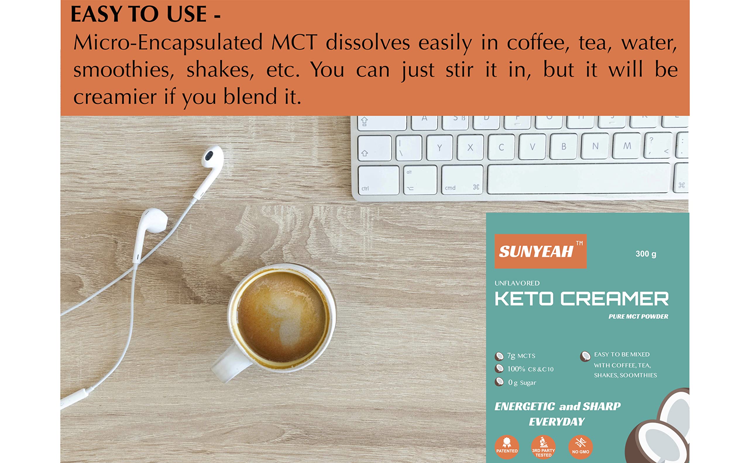 Coconut-derived SUNYEAH MCT Powder origin