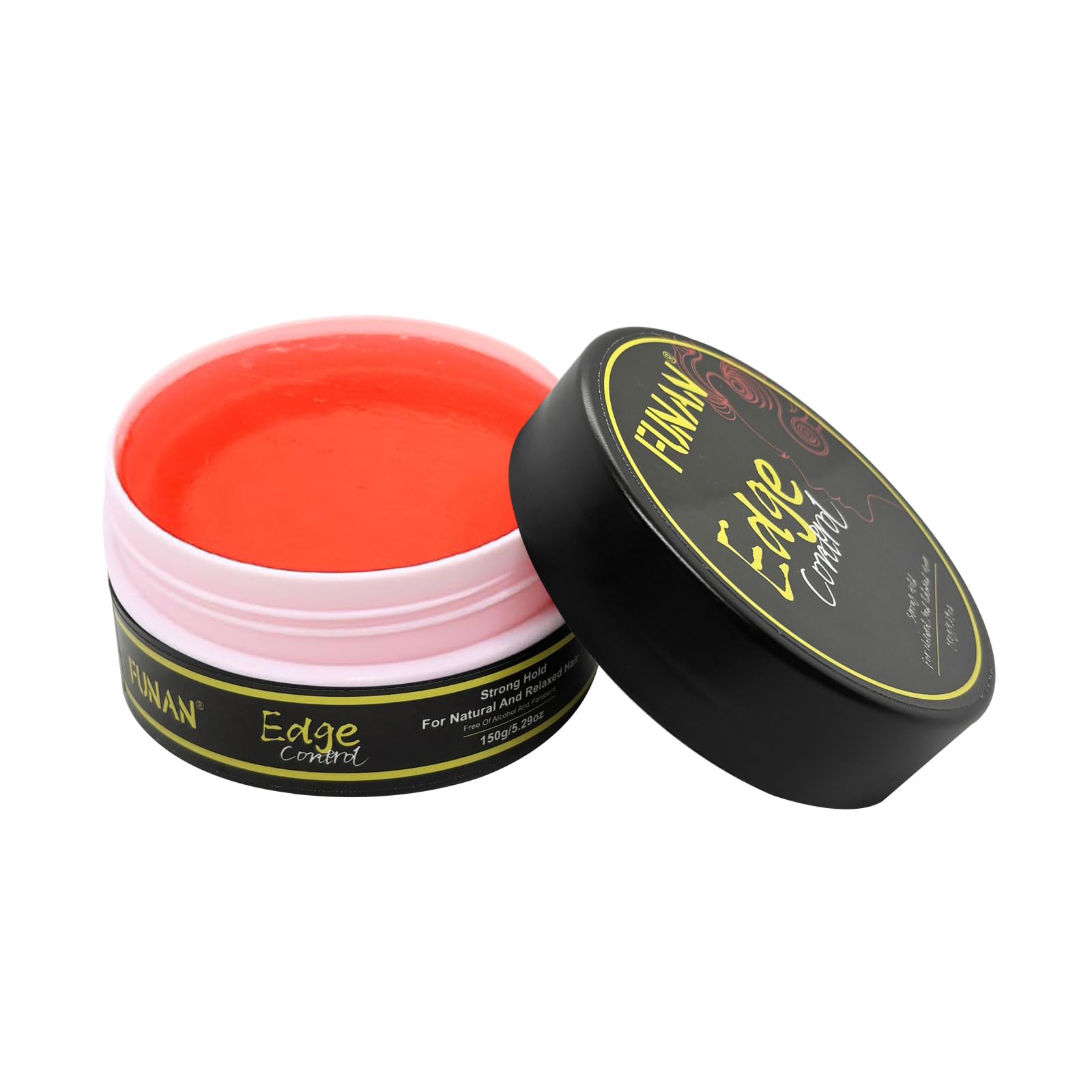 SUOFEIYA Edge Control Gel bottle front showing long-lasting hold and residue-free finish.