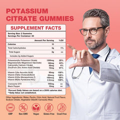 Box and bottle display of SUOOCH Potassium Citrate Gummies