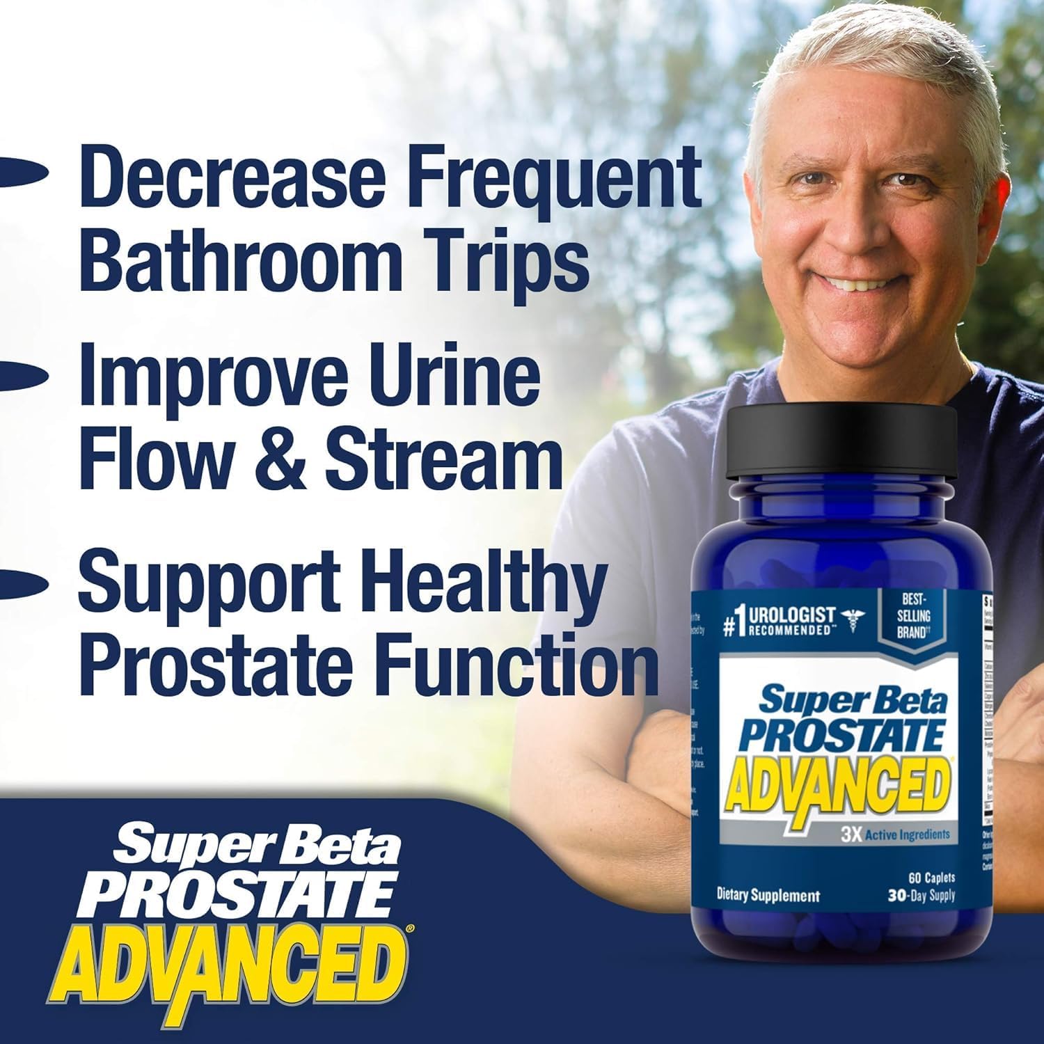 Supplement facts label on Super Beta Prostate Advanced
