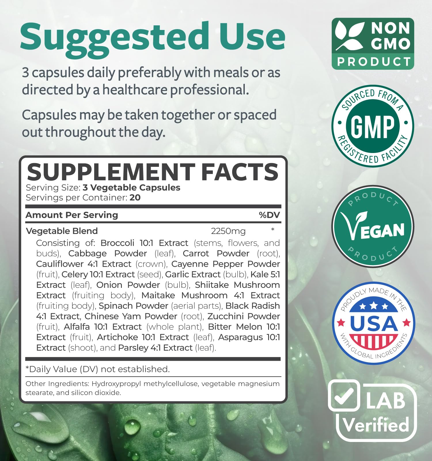 Artichoke ingredient in Super Greens Antioxidants 2250mg image