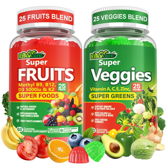 Bottle of Super Greens Gummies