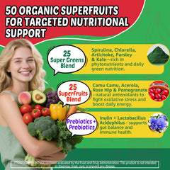 Moringa leaf shown as an ingredient in gummies