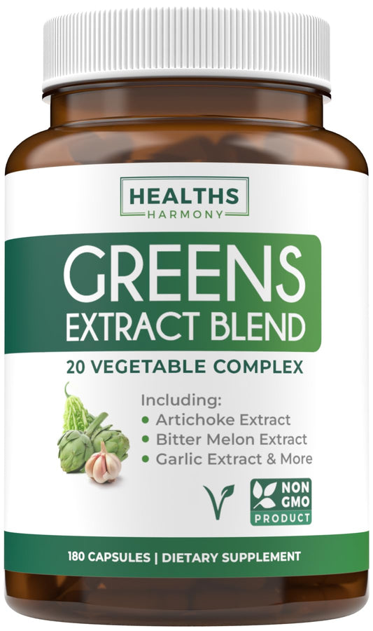Hero image of Super Greens Antioxidants supplement bottle