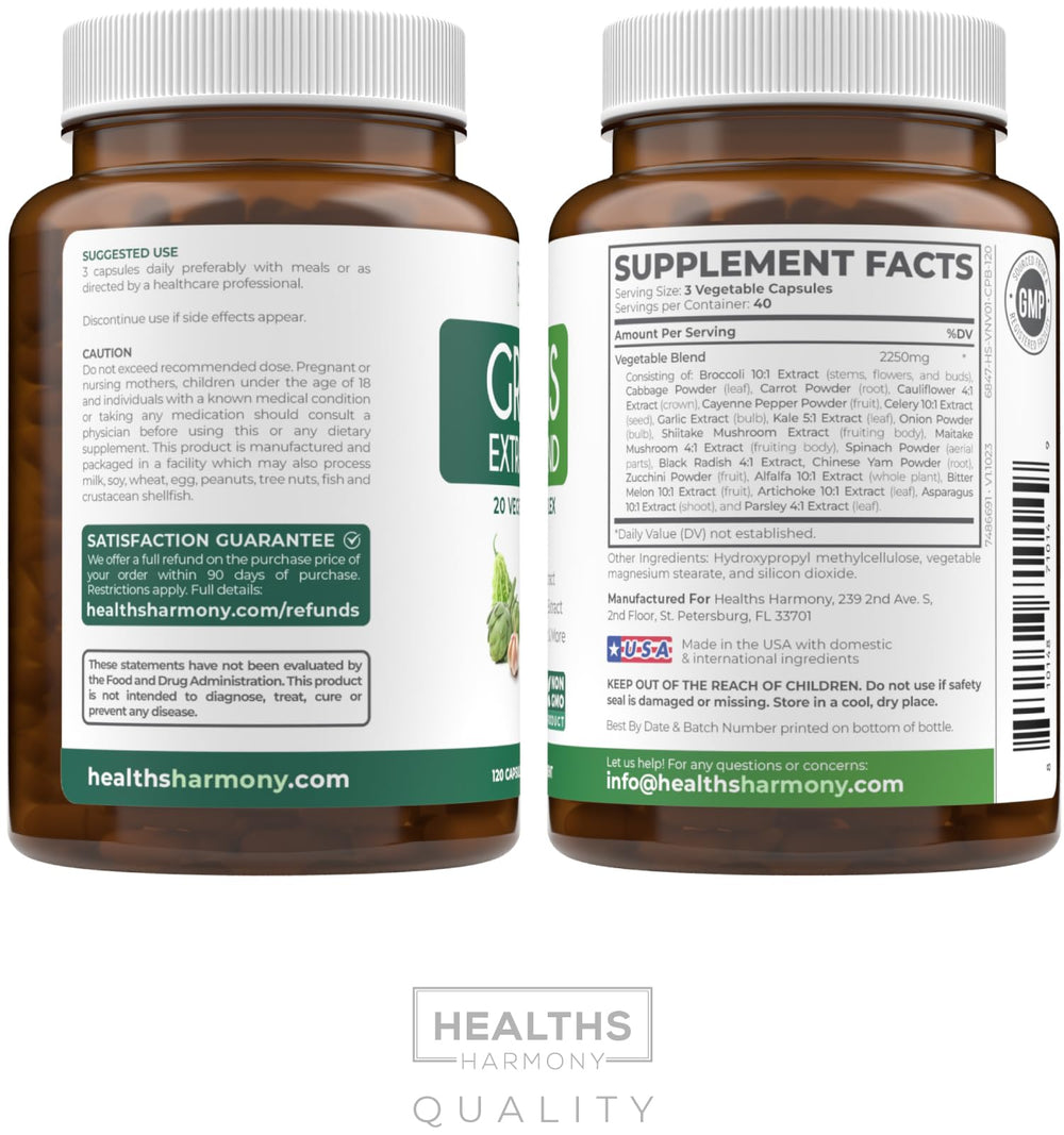 Non-GMO, vegan label and Made in USA on packaging