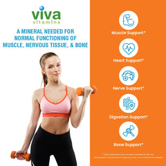 Graphic illustrating the five forms of magnesium in the supplement