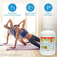 Magnesium citrate and magnesium oxide tablets close-up