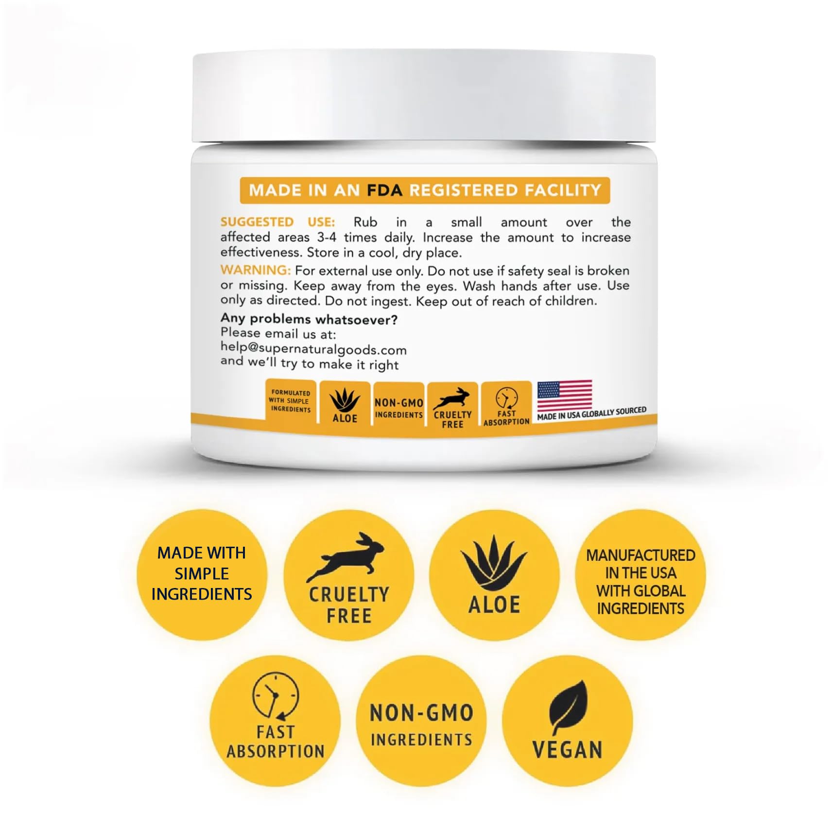 Super Natural Goods Family Use Hands and Face—daily moisturizer for the whole family.