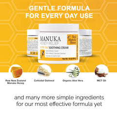 Super Natural Goods Manuka Honey Cream aloe vera presence illustrates soothing hydration