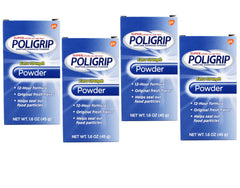 Super Poligrip Denture Adhesive Powder 1.6 oz packaging