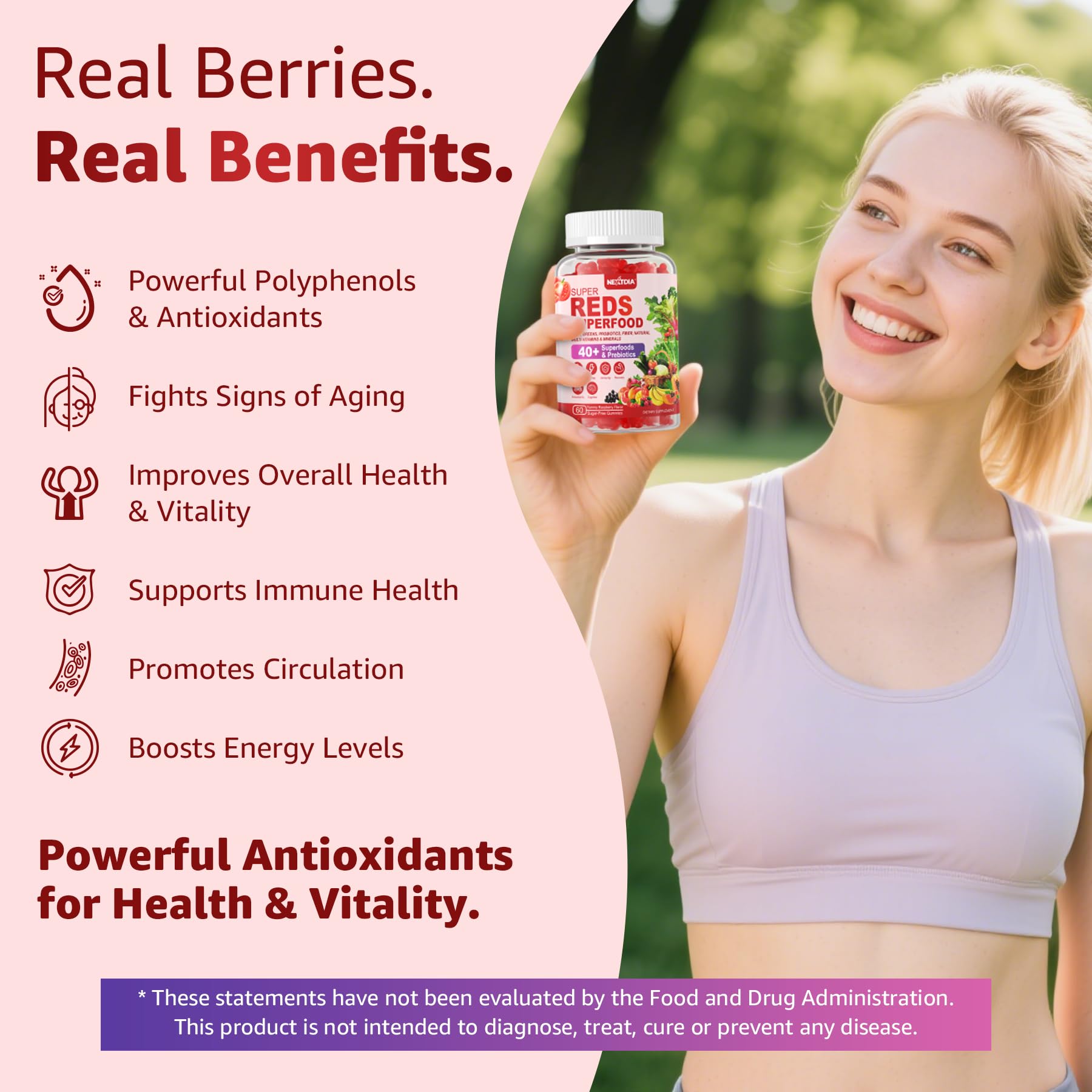 Gummies with 40+ superfoods and berries