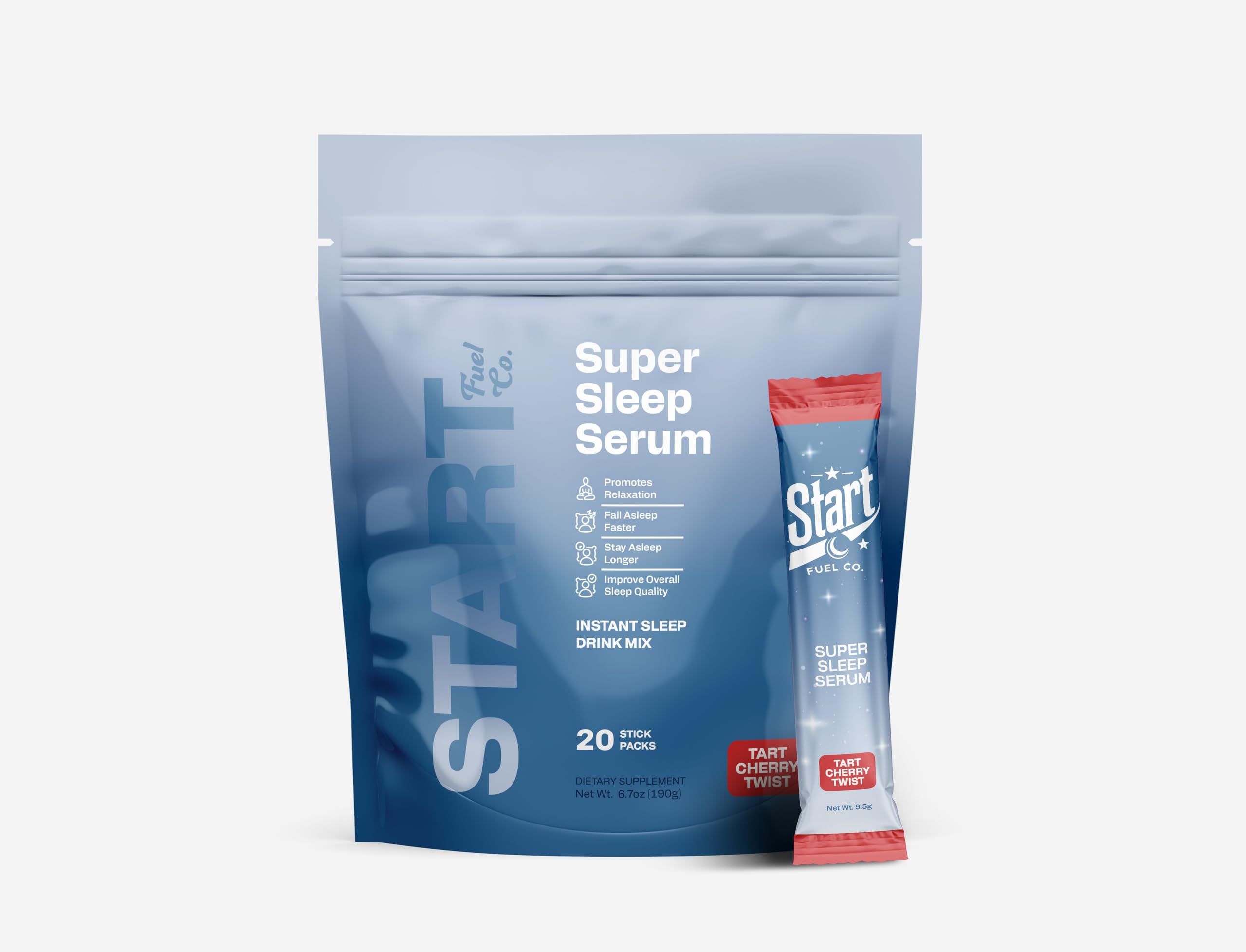 Front of Super Sleep Serum Tart Cherry Twist box