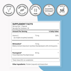 Non-GMO and gluten-free claim on packaging