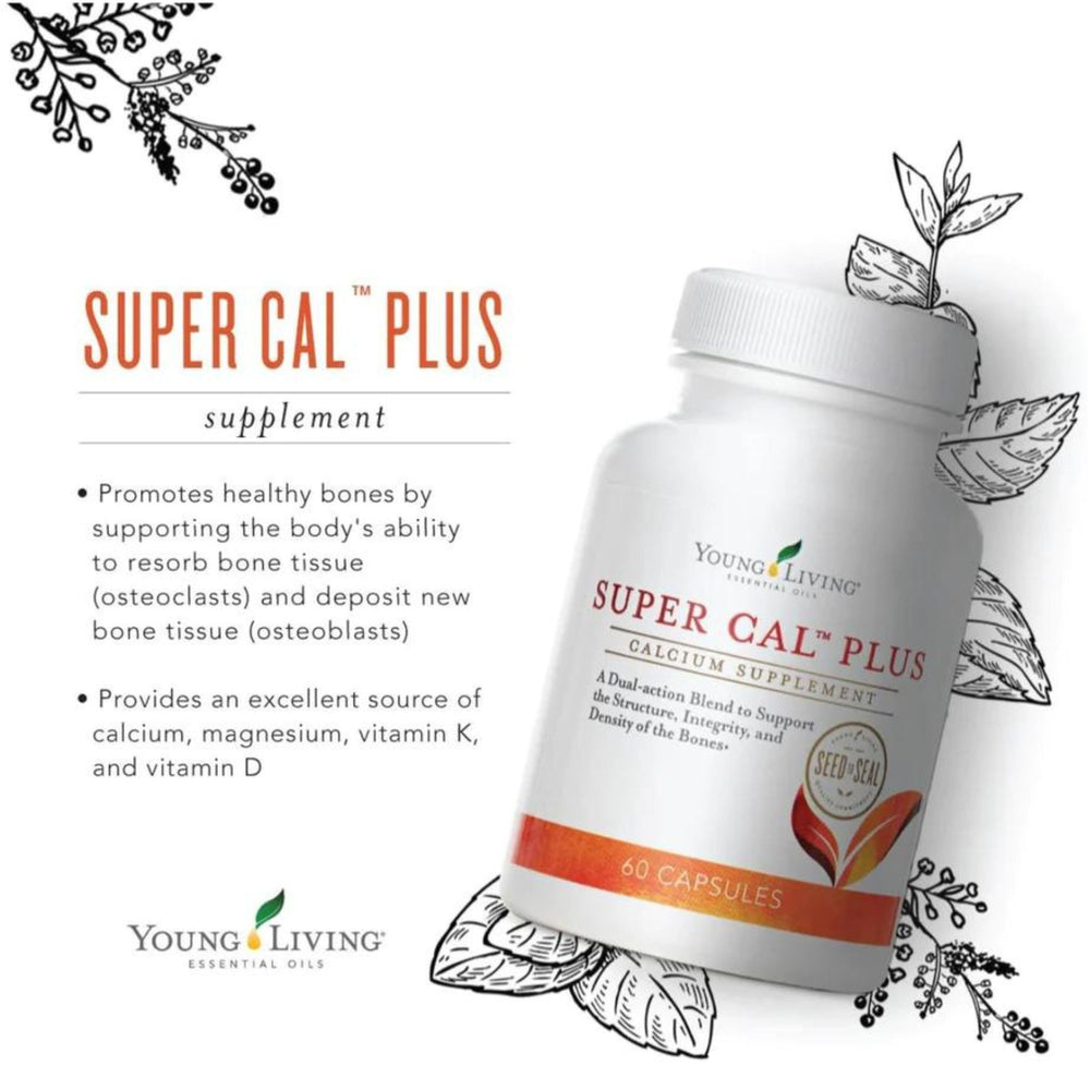 Capsules close-up of Super Cal Plus